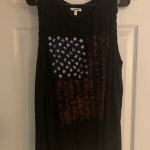 Women's Sleeveless Americana Top!